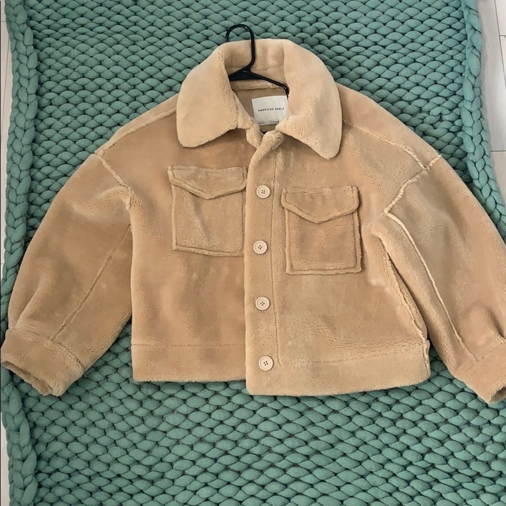 American Eagle Teddy Bear Jacket
